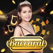 Baccarat A live casino at Plus Casino